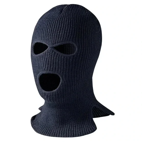 ❤️ Pioneer Black Balaclava-3 Hole - Stay Warm This Winter - One Size - Picture 1 of 2